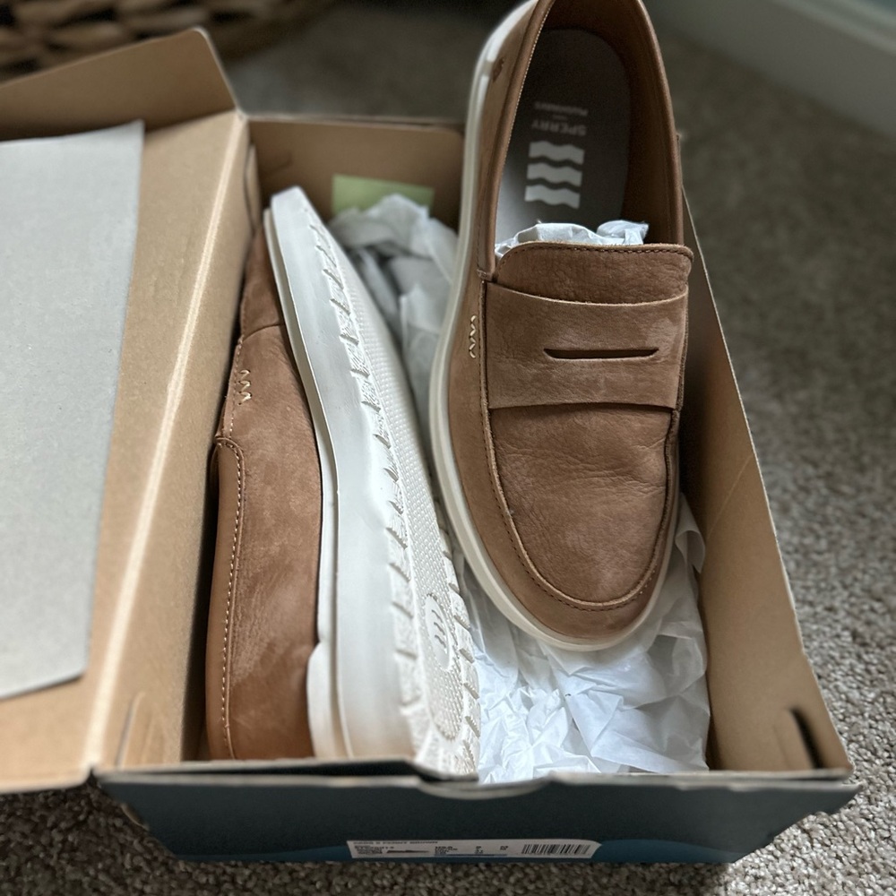 Men's SPERRY Brown Suede Loafers